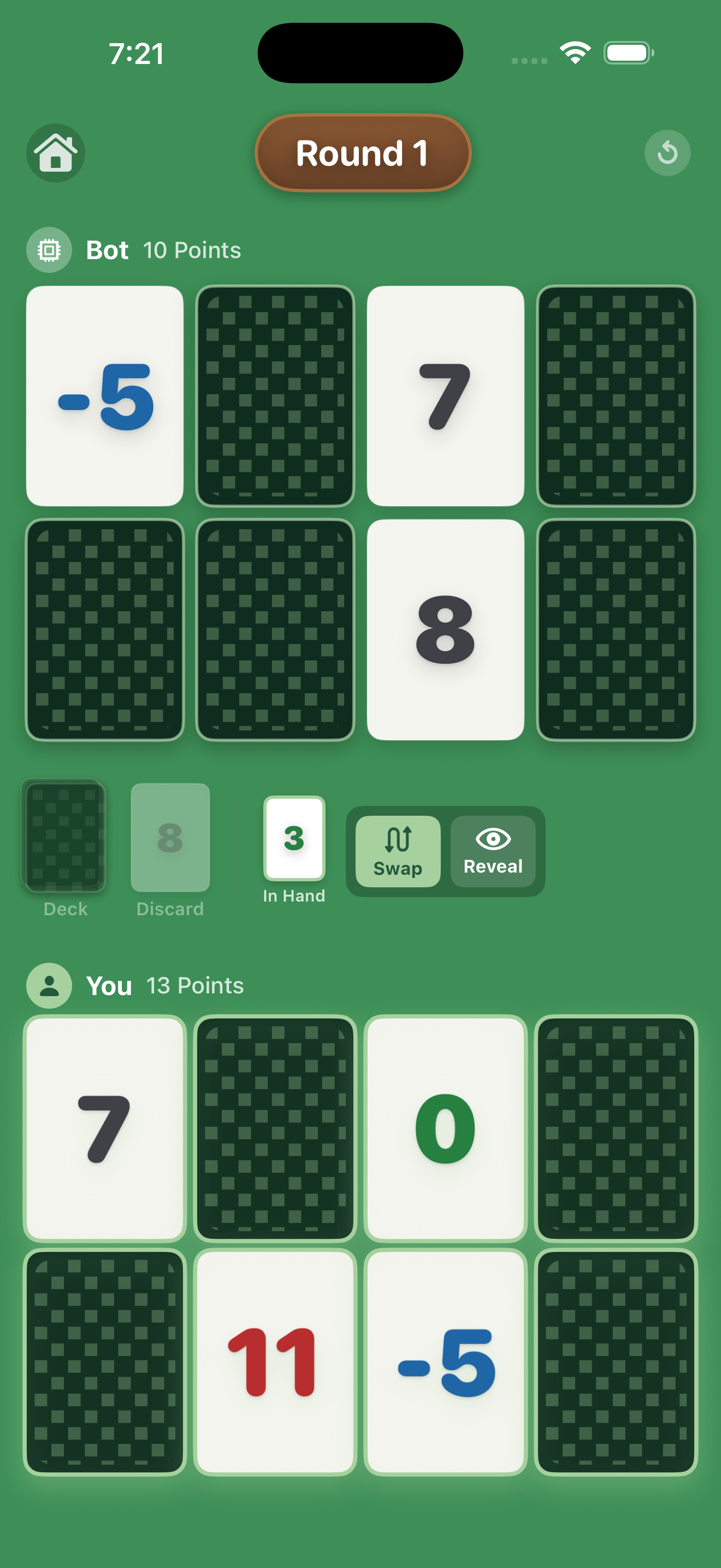 Zilch app screenshot